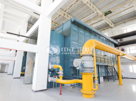 58MW SZS系列燃氣熱水鍋爐現場(chǎng)