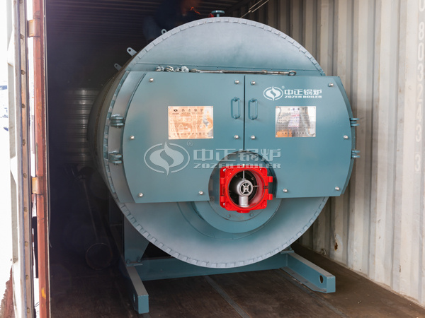 裝車(chē)即將發(fā)往墨西哥的WNS燃氣<a href=/product/hot-water-boiler.html target=_blank class=infotextkey><a href=/product/hot-water-boiler.html target=_blank class=infotextkey>熱水鍋爐</a></a>